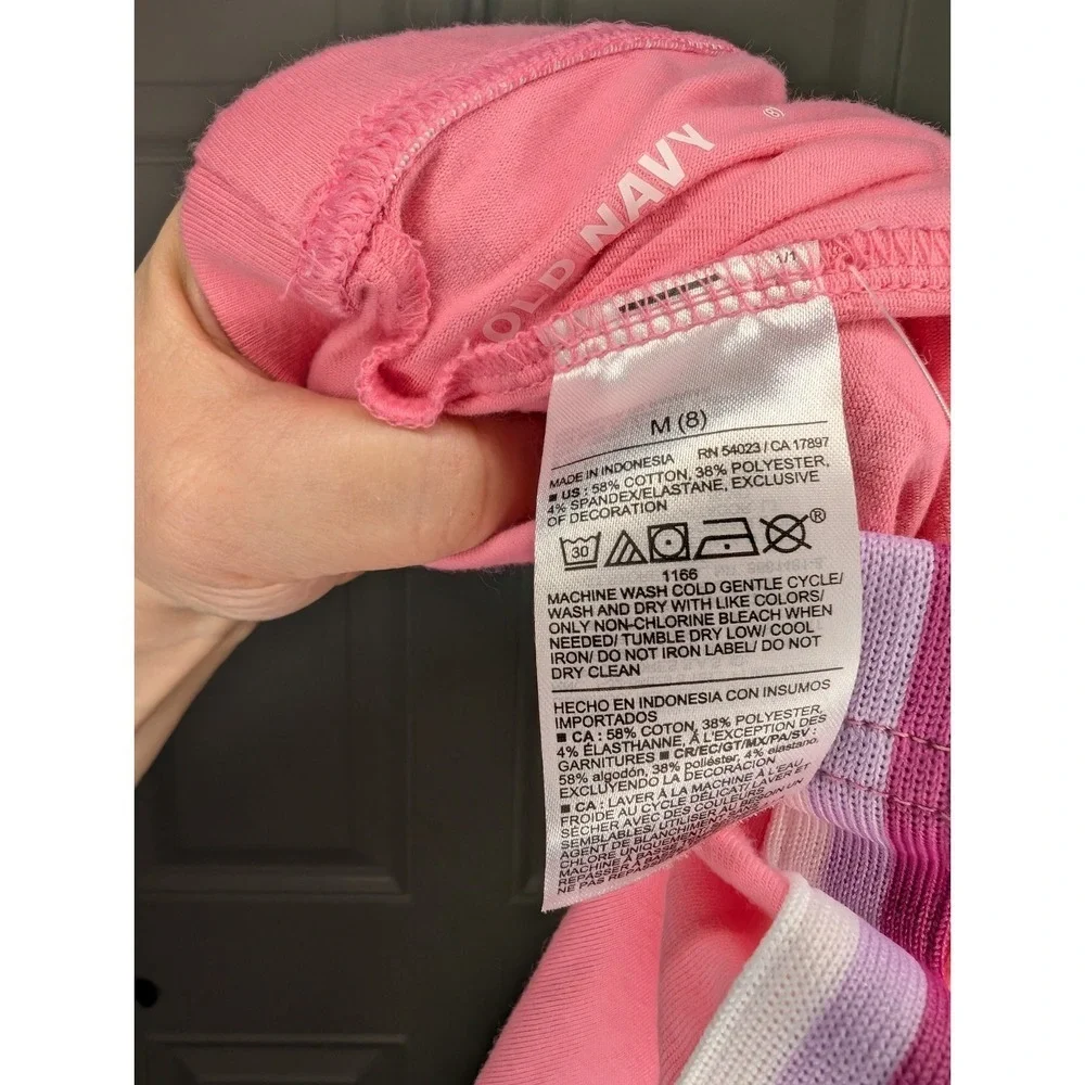 Old Navy Cat & Jack 3 Piece Legging Set Girls Size Medium Pink Black Green NWT